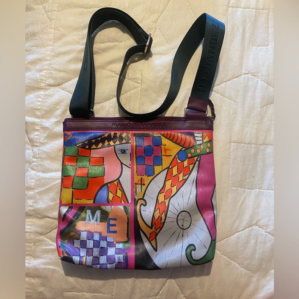 Mario Hernandez Vianey Art Crossbody Bag - Artist Signed